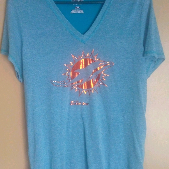 Ladies Miami Dolphin Tee - Picture 1 of 3